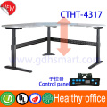 To prevent disease & healthy L feet adjustable desk frame & height adjustable desk frame